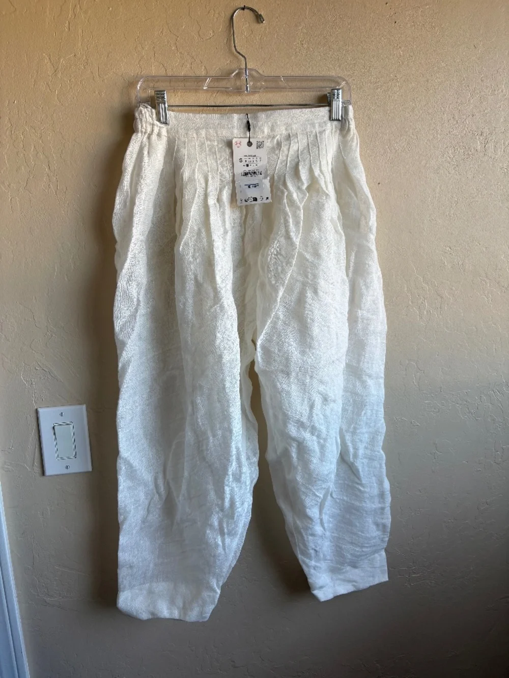 Zara NWT Linen Pants